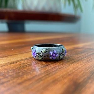 BOGO Purple Daisy Ring